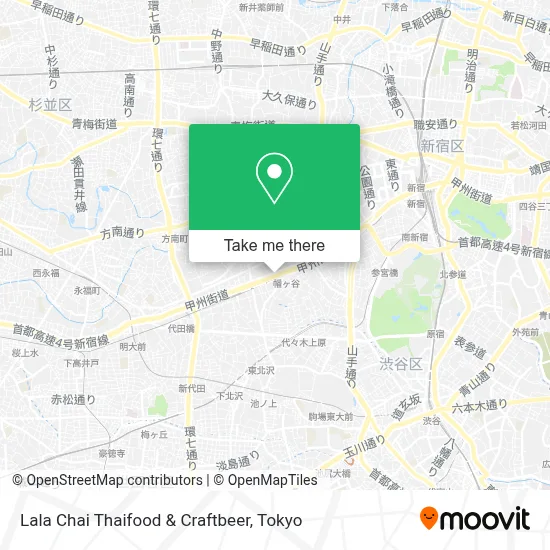 Lala Chai Thaifood & Craftbeer map