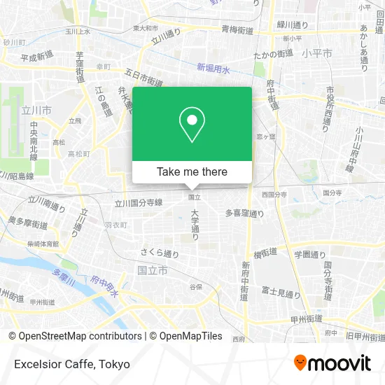 Excelsior Caffe map
