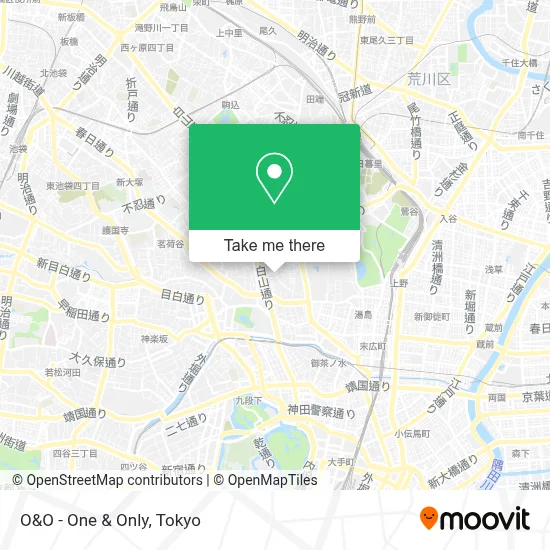 O&O - One & Only map