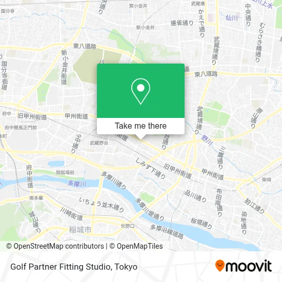 Golf Partner Fitting Studio map