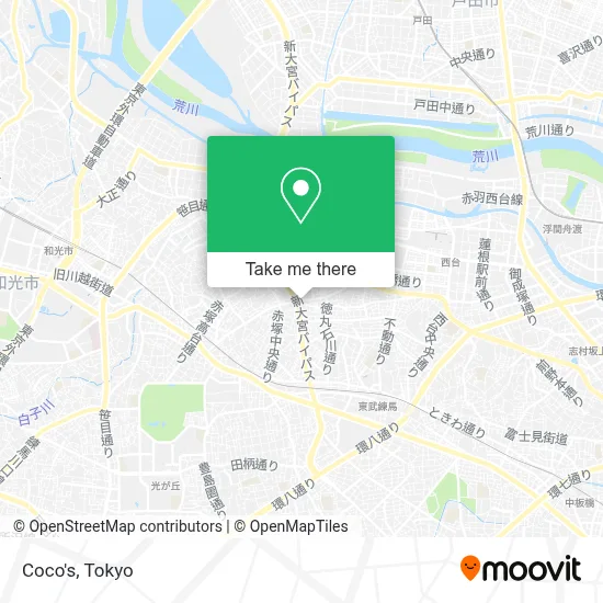 Coco's map
