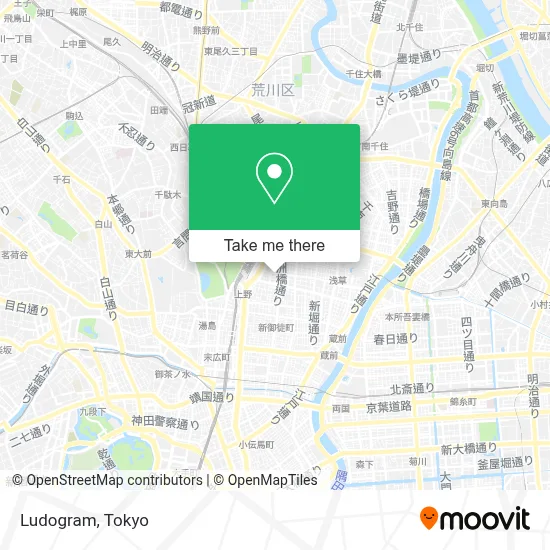 Ludogram map