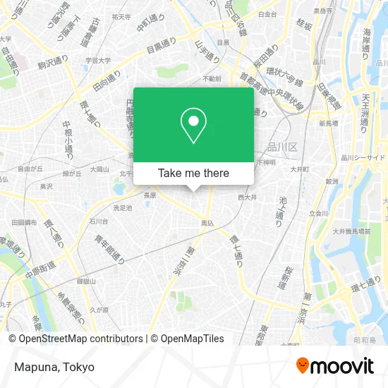 Mapuna map