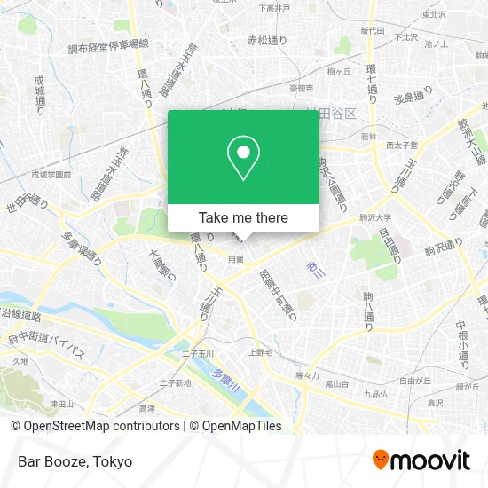 Bar Booze map