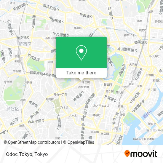 Odoc Tokyo map