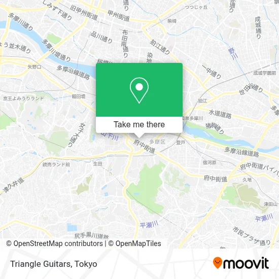 Triangle Guitars map