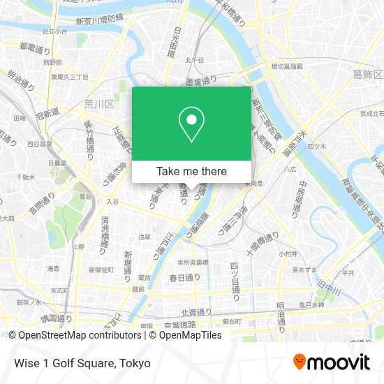 Wise 1 Golf Square map