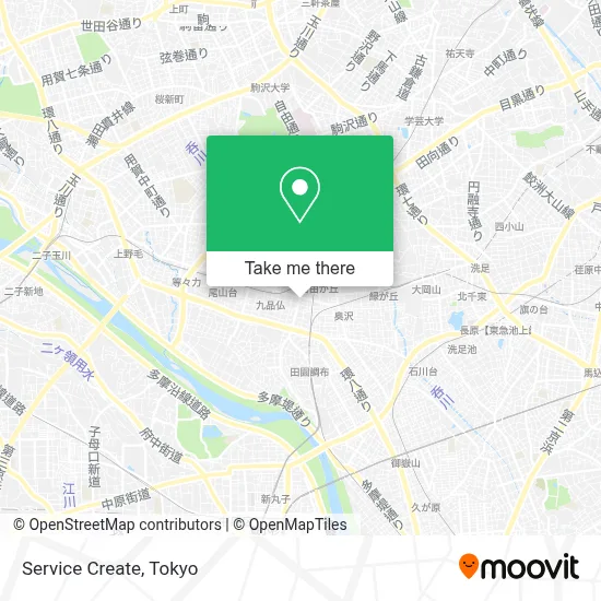 Service Create map
