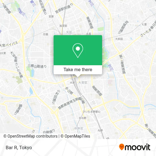 Bar R map