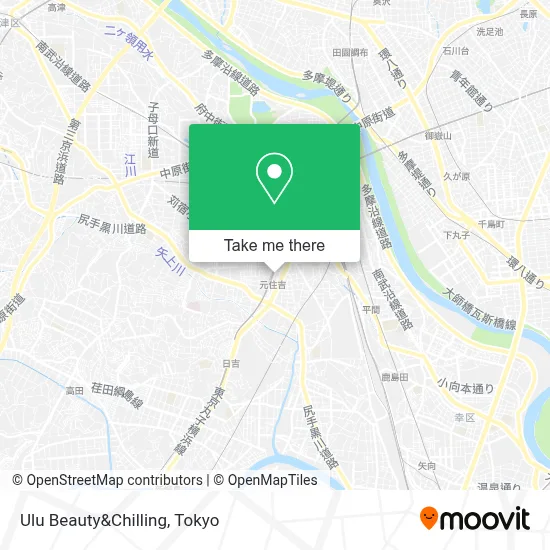 Ulu Beauty&Chilling map