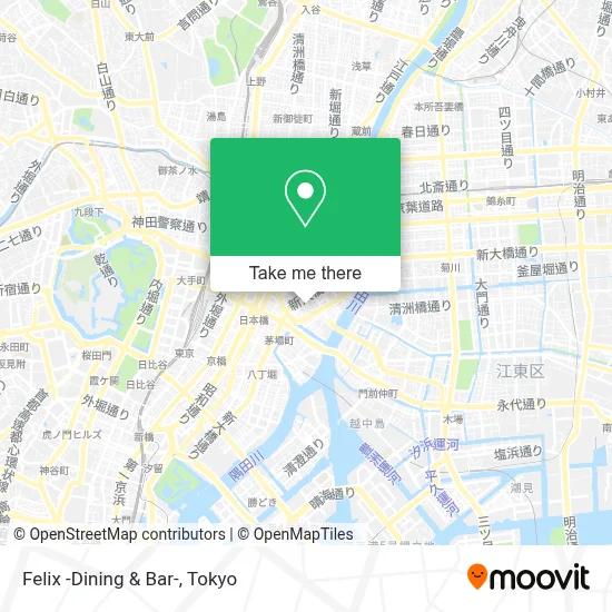 Felix -Dining & Bar- map