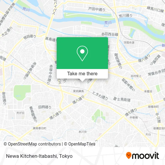 Newa Kitchen-Itabashi map