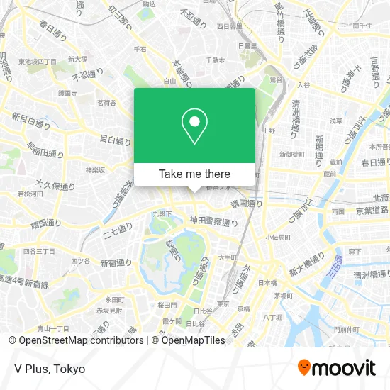 V Plus map