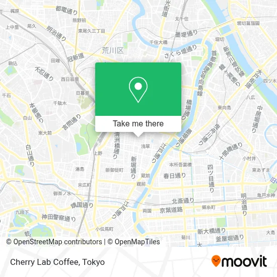 Cherry Lab Coffee map