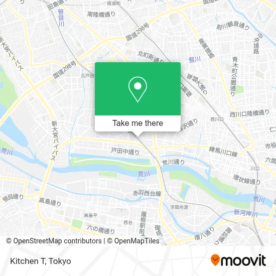Kitchen T map