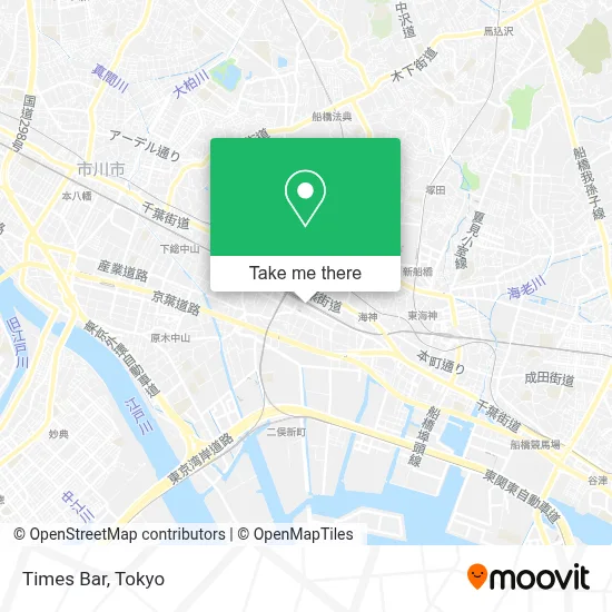 Times Bar map