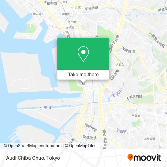Audi Chiba Chuo map