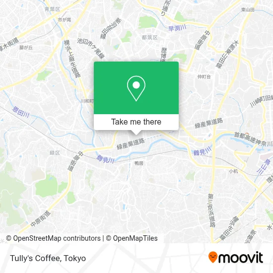 Tully's Coffee map