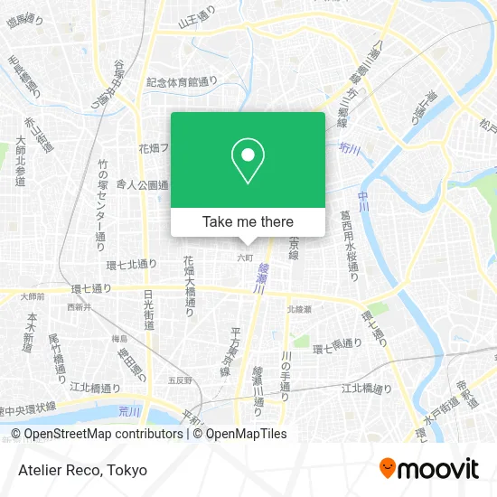 Atelier Reco map