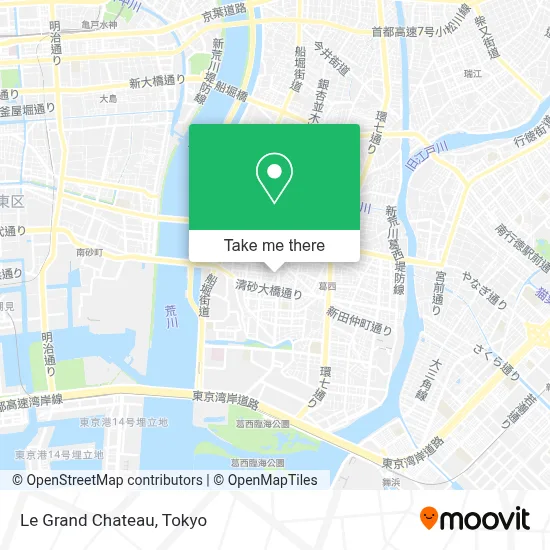 Le Grand Chateau map