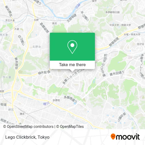 Lego Clickbrick map