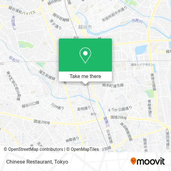 Chinese Restaurant map