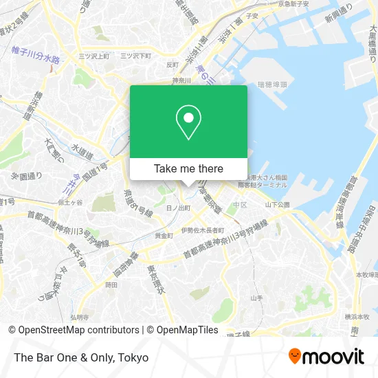 The Bar One & Only map