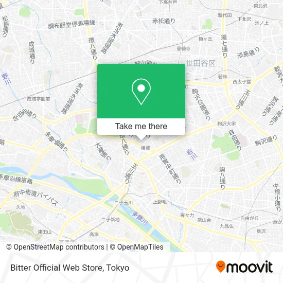 Bitter Official Web Store map
