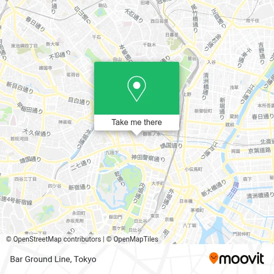 Bar Ground Line map