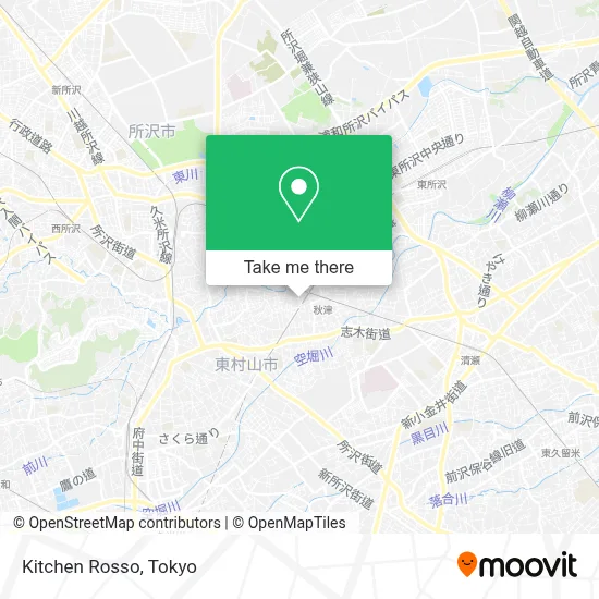 Kitchen Rosso map