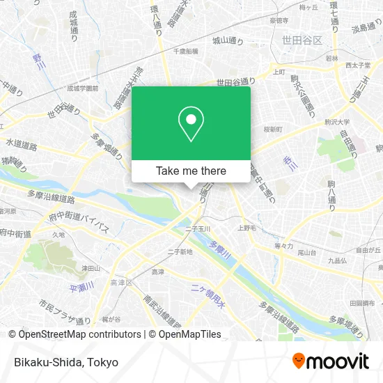Bikaku-Shida map