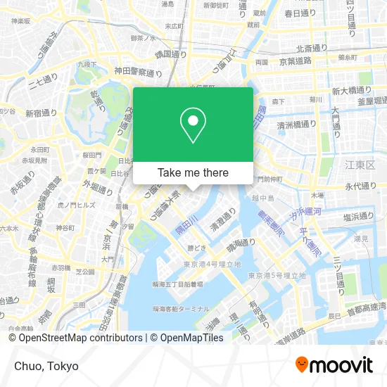 Chuo map