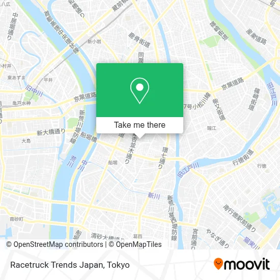 Racetruck Trends Japan map