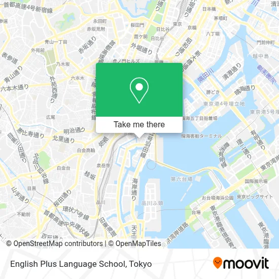 English Plus Language School map