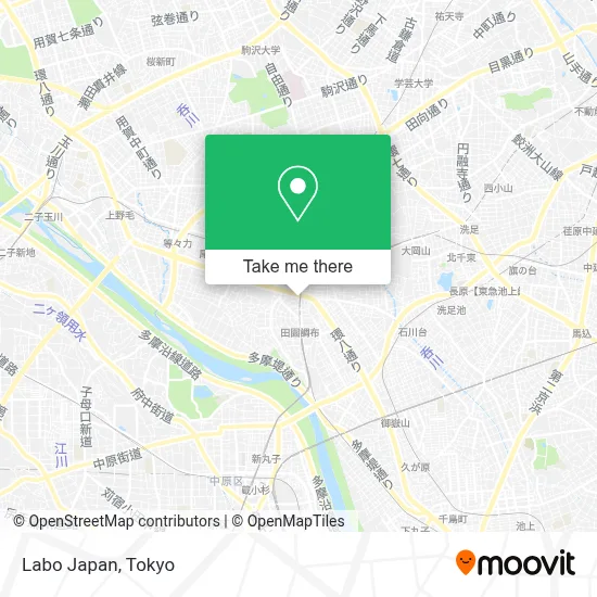 Labo Japan map