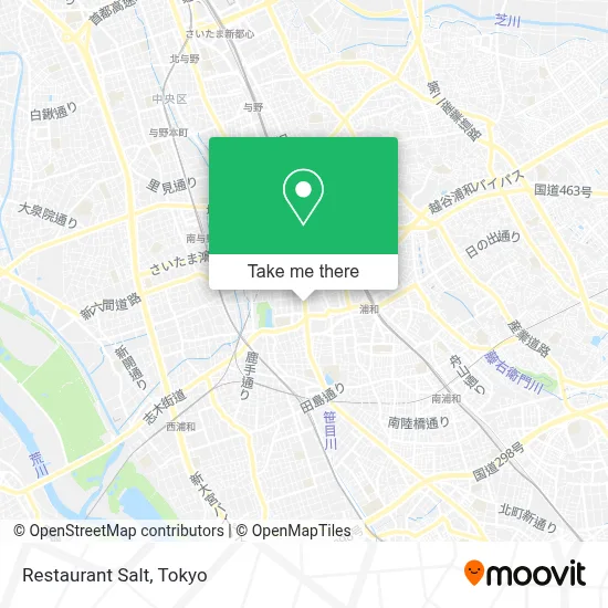 Restaurant Salt map