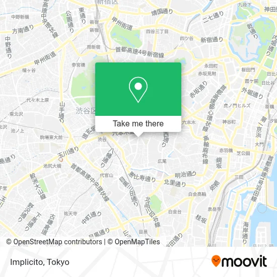 Implicito map