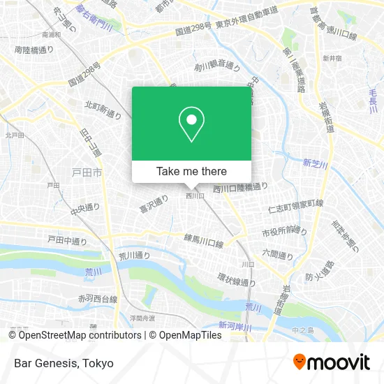 Bar Genesis map