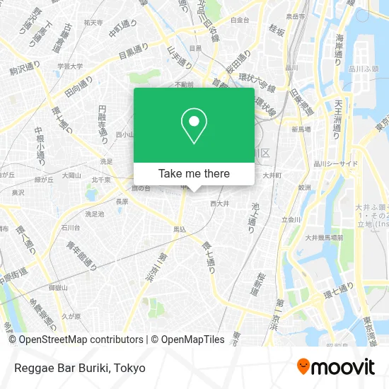 Reggae Bar Buriki map
