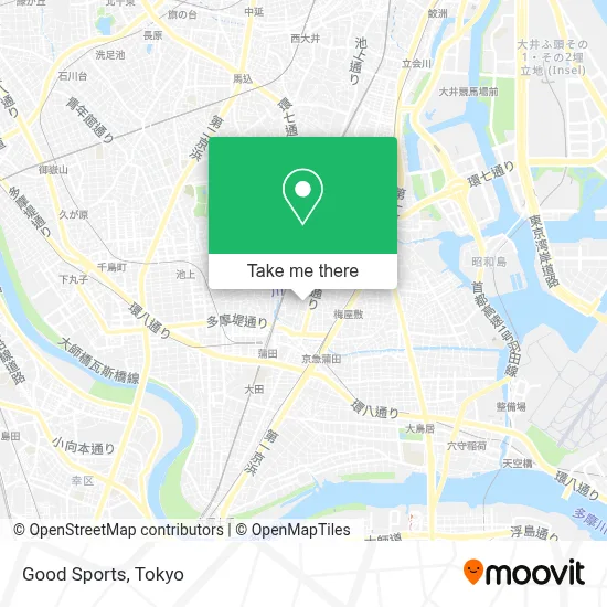Good Sports map