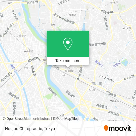 Houjou Chiropractic map