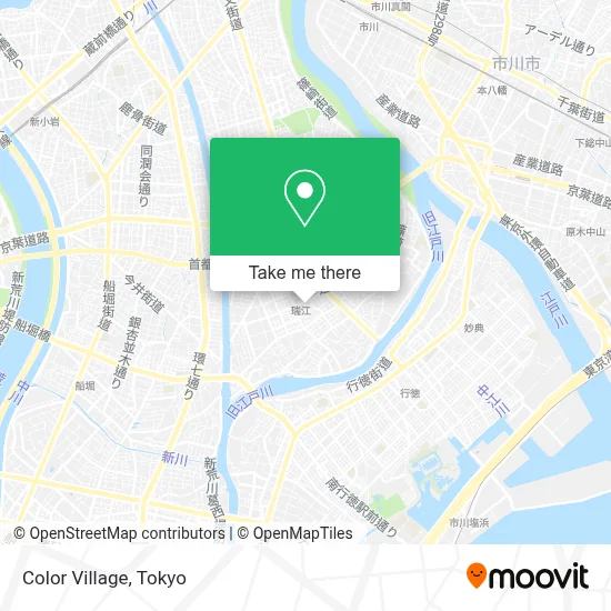 Color Village map