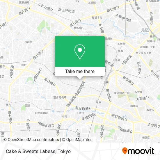 Cake & Sweets Labess map