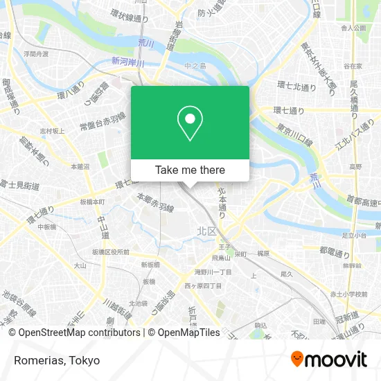 Romerias map