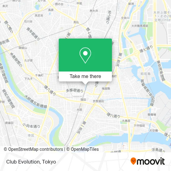 Club Evolution map