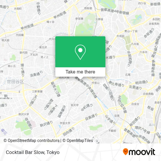Cocktail Bar Slow map