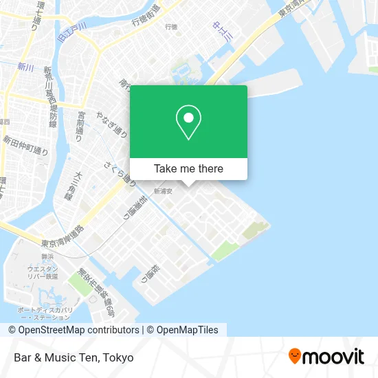 Bar & Music Ten map