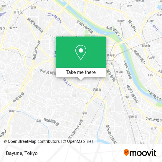 Bayune map