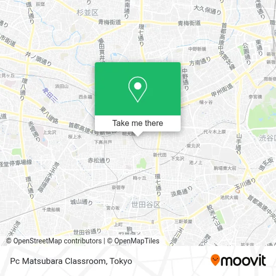 Pc Matsubara Classroom map