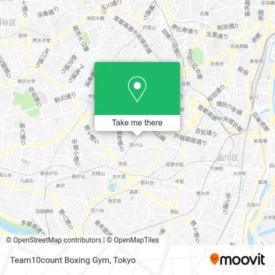 Team10count Boxing Gym map